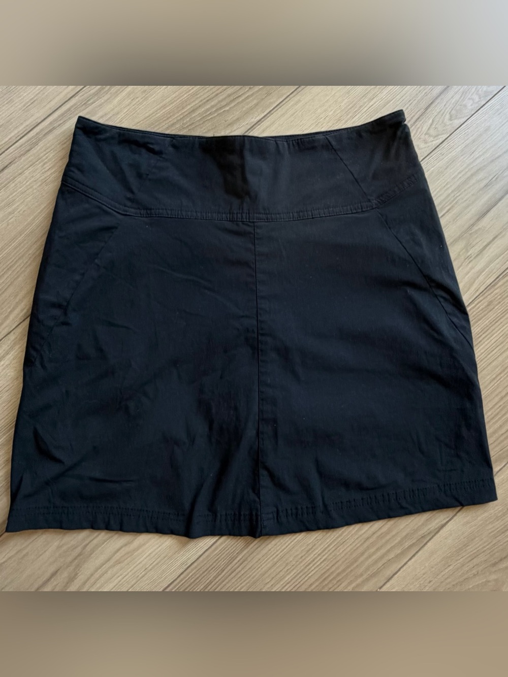 Royal Robbins Discovery III Sz 6 Black Stretch Mini Skort UPF 50+